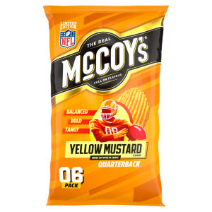 Yellow Mustard Multipack Crisps 6 Pack