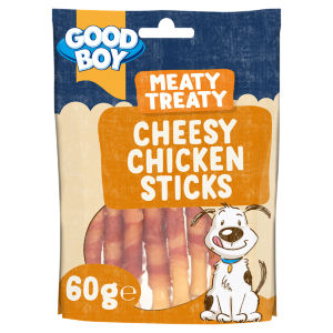 Meaty Treaty Cheesy Chicken Sticks 60g