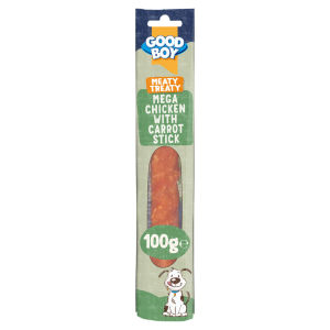Meaty Treaty Mega Chicken with Carrot Stick 100g
