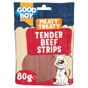 Meaty Treaty Tender Beef Strips 80g