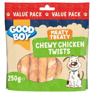 Meaty Treaty Chewy Chicken Twists 250g
