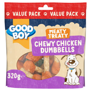 Meaty Treaty Chewy Chicken Dumbbells 320g