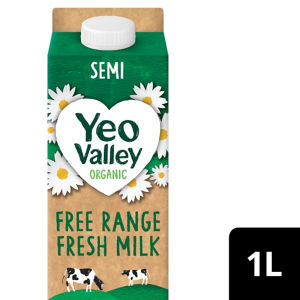 Organic Semi-Skimmed Fresh Milk 1L
