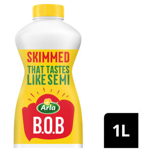 Arla BOB Skimmed Milk Tastes like Semi Skimmed 1L