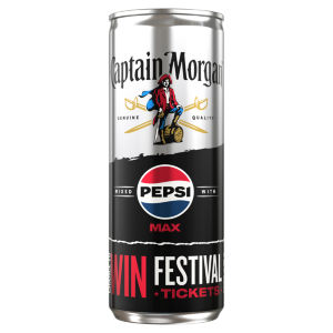 Captain Morgan Spiced Gold Rum & Pepsi Max Premix 250ml