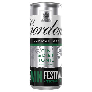 Gordon's Dry Gin & Slimline Tonic Premixed Can 5% Vol 250ml