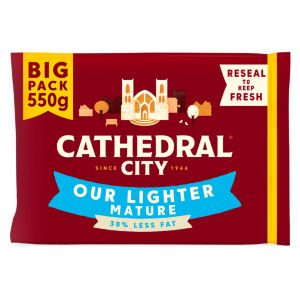Lighter Mature Cheddar Cheese 550g