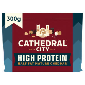 High Protein Half Fat Mature Cheddar Cheese 300g