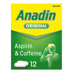 Anadin Original Aspirin & Caffeine Pain Relief Tablets 16s