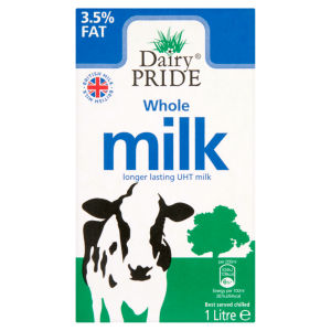 Whole Milk Longer Lasting UHT Milk 1 Litre