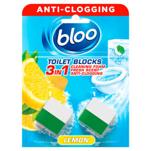 3in1 Anti-Clogging Toilet Blocks Original Blue 2 x 50g (100g)