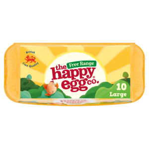 Happy Egg Free Range Eggs Large 10 Pack