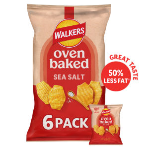 Walkers Baked Salted Multipack Crisps 6x22g