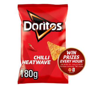 Doritos Chilli Heatwave Tortilla Chips Sharing Bag Crisps 180g