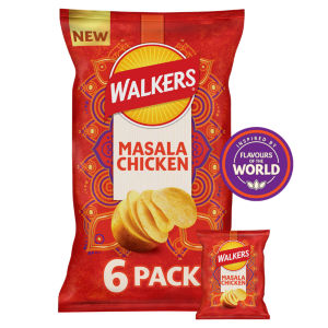 Walkers Monster Munch Pickled Onion Multipack Crisps Snacks 6x20g