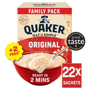Quaker Oat So Simple Original Big Pack Porridge Sachets 22x27g