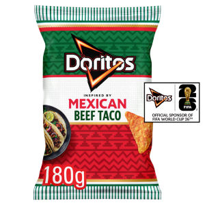 Doritos Mexican Beef Taco Flavour Corn Chips 180g