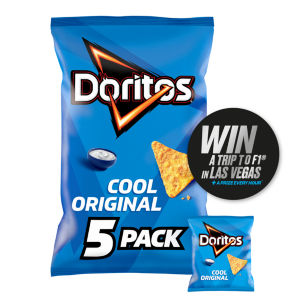 Doritos Zingy Salt & Vinegar Tortilla Chips Sharing Bag Crisps 180g