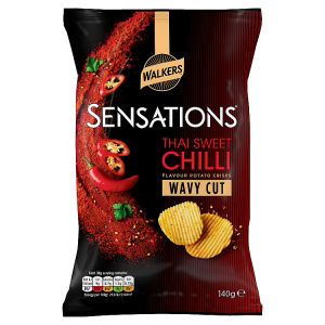 Walkers Sensations Thai Sweet Chilli Sharing Bag Crisps 150g