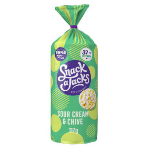 Snack a Jacks Sour Cream & Chive Jumbo Rice Cakes 117g