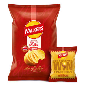 Walkers Ready Salted Multipack Crisps 12x25g