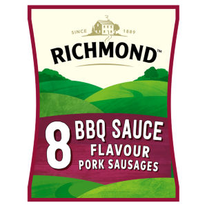 8 BBQ Sauce Flavour Pork Sausages
