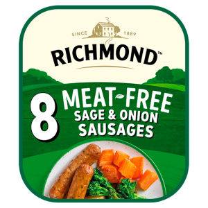 Vegan & Vegetarian Meat Free 8 Sage & Onion Sausages 304g