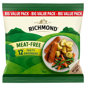 Richmond  12 Meat Free Vegan Sausages 456g
