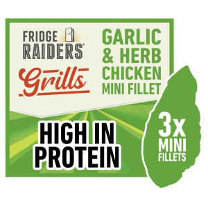 Fridge Raiders Grills Garlic & Herb Chicken Mini Fillet 3 x 35g (105g)