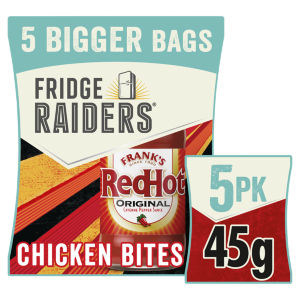 & Frank's Red Hot Original Chicken Snack Bites Bigger Bags 5x45g