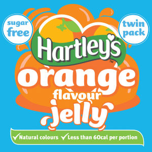 Orange Flavour Crystal Jelly Sugar Free Twin Pack 23g