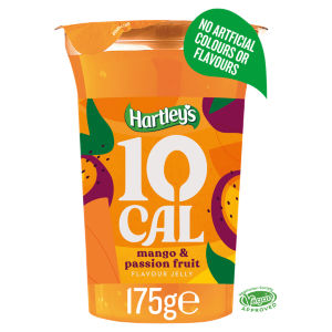 Hartley's Ready To Eat Reduced Sugar Mango & Passion Fruit Jelly 175G