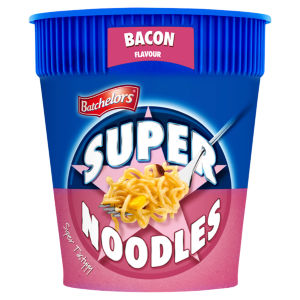Super Noodles Bacon Flavour Instant Noodle Pot 75g