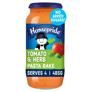 Homepride No Added Sugar Carbonara Pasta Bake Sauce 485g