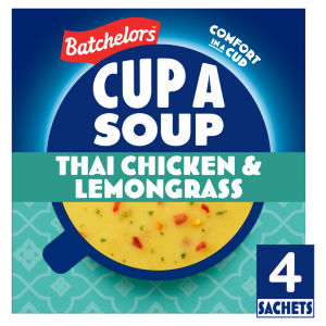 Cup a Soup Thai Chicken & Lemongrass 4 Instant Soup Sachets 88g