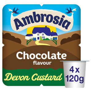 Chocolate Custard Dessert Snack Pots Multipack 4 x 120g