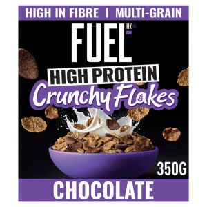 FUEL10K Chocolate Multigrain Flakes High Protein Breakfast Cereal