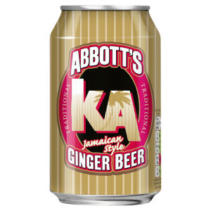 Abbots Traditional Jamacian Ginger Beer Flavoured Fizzy Drink 330ml Can