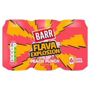 Flava Explosion Peach Punch 6 x 330ml