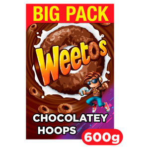 Weetos Chocolatey Hoops Cereal 600g