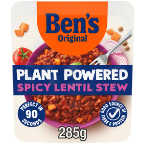Bens Original Plant Powered Spicy Lentil Stew Vegan Ready Meal 285g