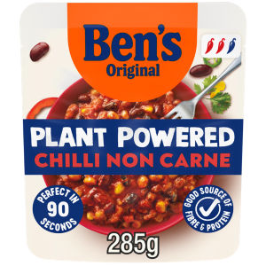 Bens Original Plant Powered Bean Chilli Non Carne Ready Meal 285g