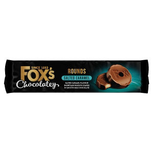 Fox's Chocolatey Rounds Salted Caramel 117g