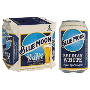 Blue Moon Belgian Style Wheat Beer Can 4 x 330ml