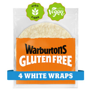Warburtons Gluten Free White Wraps 4 Pack