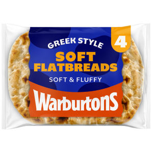 Warburtons 4 Protein Sliced Flatbreads