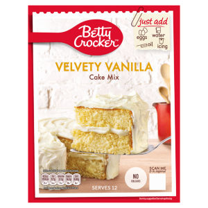 Betty Crocker Velvety Vanilla Cake Mix