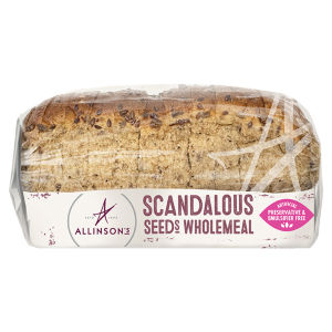 Allinson's Scandalous Seeds Wholemeal Batch Bread 650g