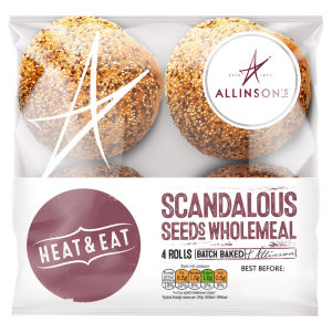 Scandalous 4 Seeds Wholemeal Rolls