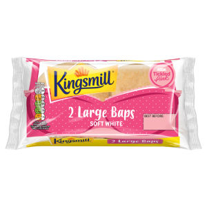 2 Large Baps Soft White